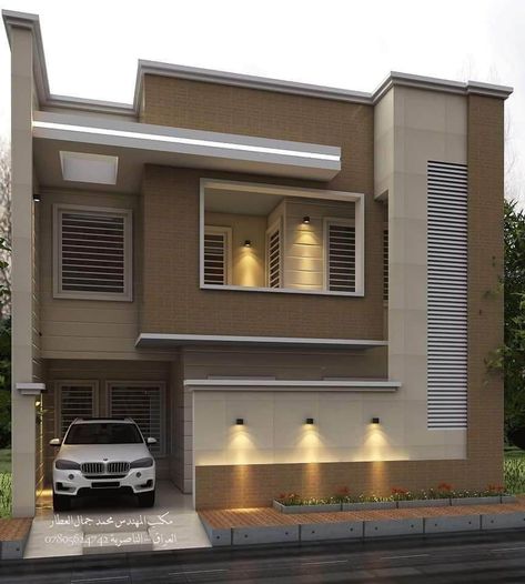 Arsitektur Art Deco, 3 Storey House Design, Eksterior Modern, 2 Storey House Design, Small House Front Design, Modern Small House Design, Small House Design Exterior, Best Modern House Design, Small House Elevation Design