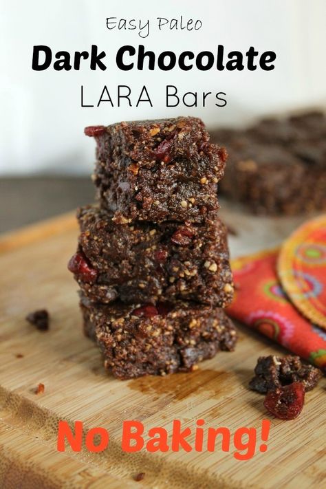 Lara Bars Recipe, Homemade Larabars, Flourless Baking, Paleo Friendly Desserts, Whole 30 Snacks, Lara Bars, Paleo Recipes Dessert, Paleo Chocolate, Easy Paleo