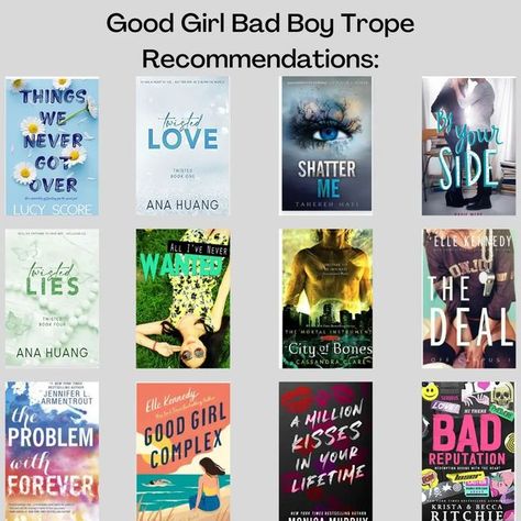 Bad Boy Good Girl Romance Books, Bad Boy Good Girl Movies, Bad Boy And Good Girls Couples, Who Did This To You Trope Books, If You Like This Read This, Bad Boy Good Girl Aesthetic, Bad Boy And Good Girl, Bad Boy X Good Girl, Favourite Tropes