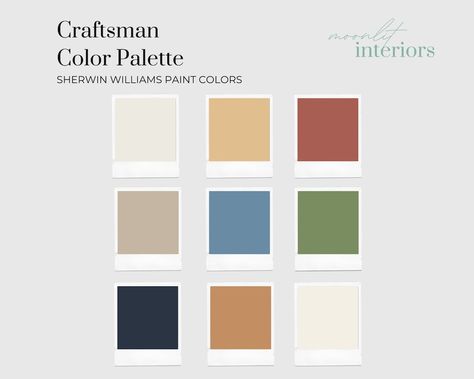 This Guides & How Tos item by MoonlitInteriors has 21 favorites from Etsy shoppers. Ships from United States. Listed on Aug 31, 2024 Craftsman Interior Paint Colors, Craftsman Paint Colors, Craftsman Color Palette, Home Paint Color Palette, Craftsman Interior Design, Color Palette Home, Interior Paint Palettes, Craftsman Interiors, Home Color Palette