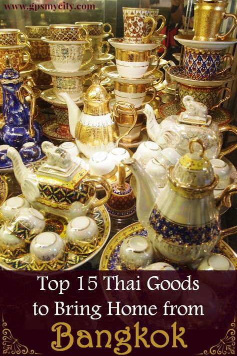 Looking for the perfect trip memento? These 15 Thai products make great travel souvenirs to bring home from Bangkok. They are great gifts for relatives and friends too. Bangkok Guide, Bangkok Shopping, Thailand Honeymoon, Thailand Vacation, Thailand Trip, Fisherman Pants, Bangkok Travel, What To Buy, Travel Souvenirs