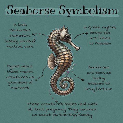 Seahorse Tattoo Meaning, Seahorse Meaning, Symbolic Animals, Spirit Animal Meaning, Animal Meanings, Spirit Animal Totem, Matters Of The Heart, Magick Symbols, Spiritual Animal