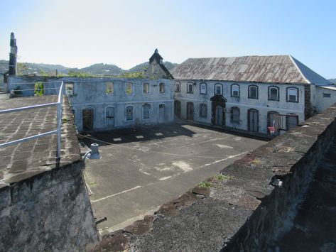 Fort George in St. George's, Grenada, was originally built by the French in 1706. It's one of the best preserved castles in the Eastern Caribbean. Fort George, Fort, Castle, House Styles, Building, Pins