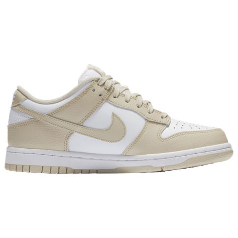 Nike Dunk Low - Women's at Foot Locker Nike Dunk Low Oatmeal, Retro Basketball Shoes, Dr Shoes, Jordan Shoes Girls, Womens Basketball Shoes, Cute Nike Shoes, Fresh Shoes, Nike Basketball Shoes, Hype Shoes