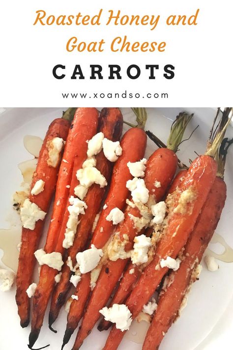 Honey Goat Cheese Pizza, Carrots With Goat Cheese, Vegetarian Comfort Food Recipes, Goat Cheese Recipes Appetizers, Cheese Carrots, Best Appetizers Ever, Honey Goat Cheese, Honey Carrots, Goat Cheese Dip