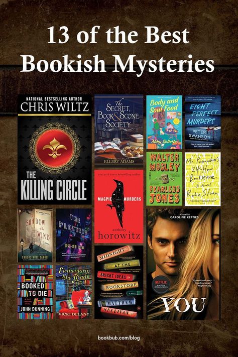 13 of the best mystery books about books. #books #mysteries #mysterybooks Books About Books, Best Mystery Books, Reading List Challenge, List Challenges, Best Mysteries, About Books, Hygiene Routine, Mystery Books, Thriller Books