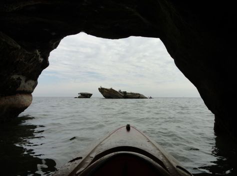 Kayaking the Broken Rocks Trail on Lake Huron near Port Austin, Michigan Caseville Michigan, Port Austin Michigan, Port Austin, Lake Huron, Bachelorette Weekend, Kayaking, Michigan, Austin, Places To Visit