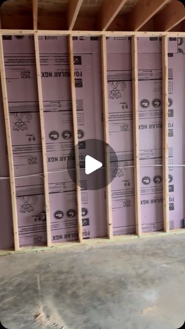 Yuri Badovich on Instagram: "Only way to finish basement walls! #fypシ #fyp #framing #construction #build #basement #walls #insulation #diy #inspectiontherapy #inspectedaccepted #inspectedrejected #home #realestate" Hiding Basement Poles, How To Build A Wall In Basement, Drywall Basement Walls, Framing Basement Walls Diy, How To Install Insulation In Walls, Basement Storage Wall, Paneling Basement Walls, Diy Basement Walls Cheap Budget, Frame Basement Walls