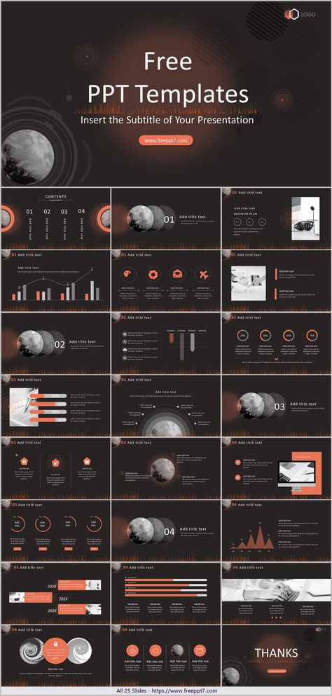 Black Orange Business PowerPoint Templates Beautiful Presentation Design, Black Presentation Design, Dark Presentation Design, Dark Powerpoint Background, Orange Presentation, Power Point Design, Orange Branding, Orange Color Shades, Best Presentation Templates