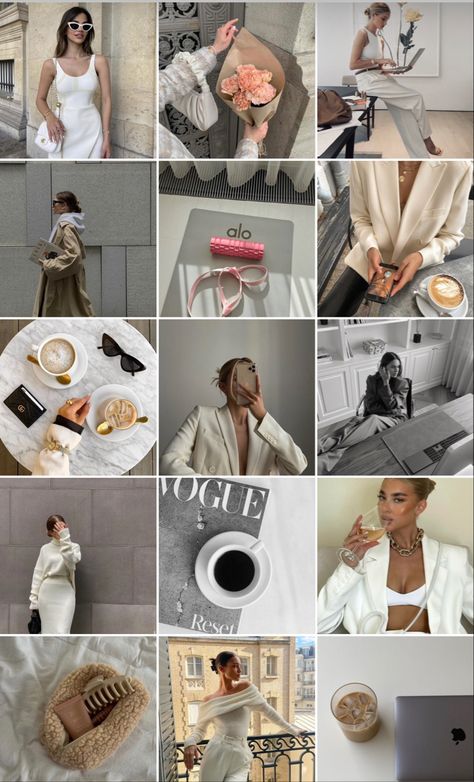 High End Instagram Feed, Ig Feed Ideas Layout Business Clothes, Luxury Profile Picture, Personal Blog Instagram Feed, Aesthetic Instagram Feed Ideas Vintage, Classy Feed Instagram, Aesthetic Fashion Instagram Feed, Sophisticated Instagram Feed, Fashion Designer Instagram Feed