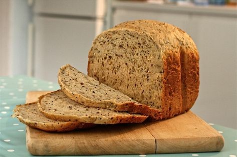 Sunflower seed bread maker recipe Sunflower Bread, Sunflower Seed Recipes, Sunflower Seed Bread, Seeded Bread Recipes, Bread Maker Recipes, Seed Bread, Loaf Of Bread, Bread Maker, Bread Machine Recipes