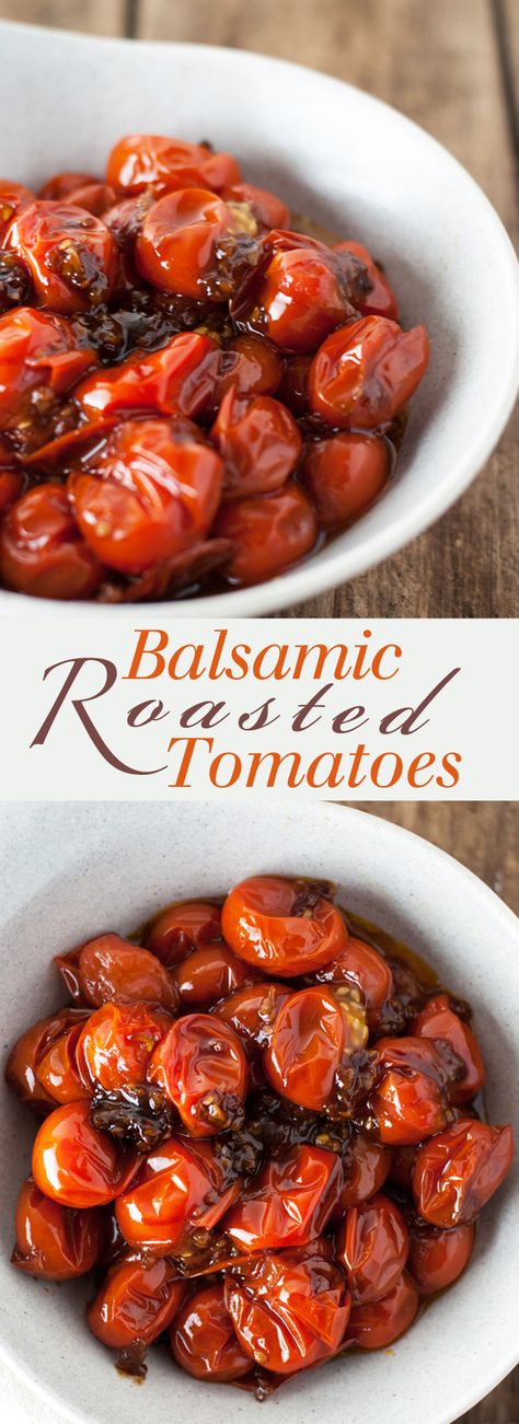 Grape Tomato Recipes, Tomato Dishes, Fresh Tomato Recipes, Balsamic Recipe, Grape Tomatoes, Tomato Recipes, Healthy Side Dishes, Side Recipes, Veggie Sides