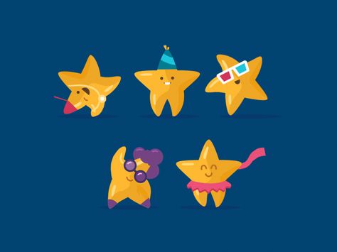 More animated stickers for Kamcord!   Stars. Just stars.  Follow us on Twitter & Facebook & Instagram Star Character Design, Star Animation, Animated Stars, Star Gif, Instagram Branding Design, Character Stickers, Animation Stop Motion, Star Illustration, Frame By Frame Animation