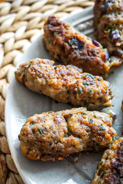 Authentic Greek Meatballs Recipe - The European Dish Dolmathes Recipe Greek, Greek Meatloaf, Greek Meatballs Recipe, Lamb Meatballs Greek, Sauces And Dips, Couscous Salad Recipes, Meatball Soup Recipes, Greek Recipes Authentic, Greek Dinners