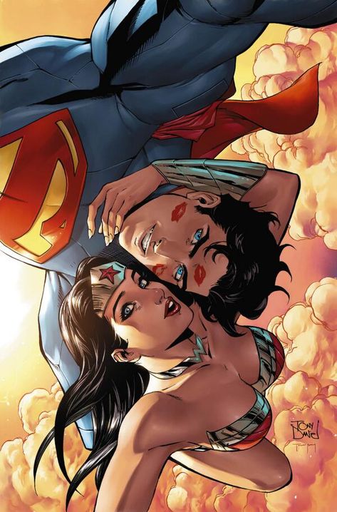 It’s quite the week for Wonder Woman variant covers! Today we’ve got a peek at DC’s August line of selfie variants, a silly idea that I sort of love just because it’s so goofy. It reeks of “Hey, yo... Wonder Woman Comics, Art Dc Comics, Superman And Wonder Woman, Anakin Vader, Karakter Marvel, Univers Dc, Superman Wonder Woman, Arte Dc Comics, Wonder Women