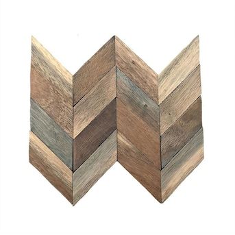 Wood Wall Tiles, Rustic Tile, Wood Accent Wall, Into The Wood, Wood Mosaic, Mosaic Wall Tiles, Wood Look Tile, Decorative Wall Panels, Wood Detail