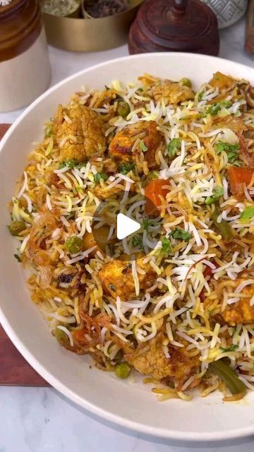 fitness motivation on Instagram: "Veg Dum Biryani Recipe😍 Biryani Series❤️

An absolute delight for all the vegetarians out there!! Who doesn’t like Biryani, especially when you can make it from the comfort of your home! Today’s recipe is a quick Vegetable Dum Biryani.!❤️

#foodiesfood_court #vegbiryani #paneerrecipes #biryani #biryanirecipe #paneerbiryani #explorepage #trending #rice #indianrecipes #easyrecipes #vegrecipes #paneerpulao #vegpulao #pulao" Veg Dum Biryani Recipe, Veg Pulao Recipe, Dum Biryani Recipe, Paneer Pulao, Vegetable Biryani Recipe, Paneer Biryani, Veg Pulao, Veg Biryani, Dum Biryani