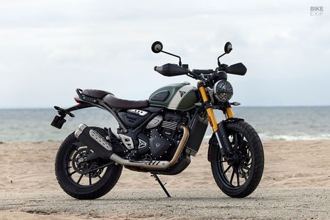 First Look: The new Triumph Scrambler 400 X and Speed 400 | Bike EXIF Bmw R Ninet Scrambler, Scrambler Icon, Ninet Scrambler, Moto Scrambler, Scrambler Custom, Triumph Scrambler, Bike Exif, Scrambler Motorcycle, Ducati Scrambler