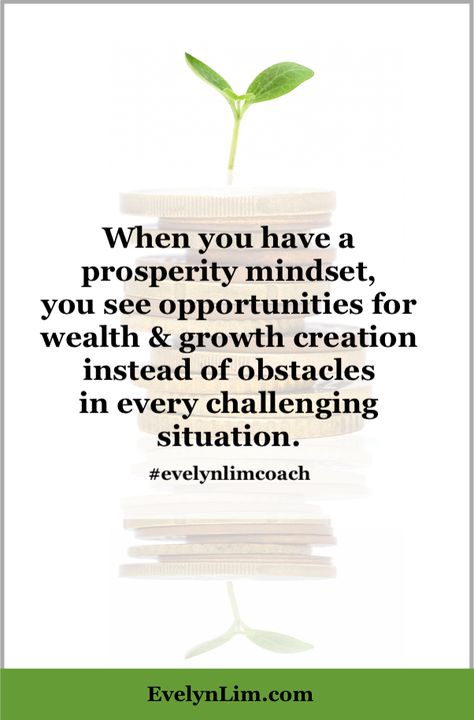 When you have a prosperity mindset, you will see opportunities for wealth and growth creation instead of obstacles in every challenging situation. #prosperitymindset #prosperityconsciousness Prosperity Mindset, Mindset Development, Creation Quotes, Money Mindset Quotes, Team Motivation, Mindset Growth, Wealth Mindset, Health Quotes Inspirational, Abundance Quotes