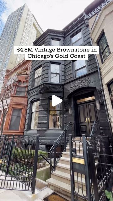 Eugene Fu | Fu Group on Instagram: "This is one of those homes you walk by and wonder what it looks like inside. Built in 1890, this home has been fully renovated but still holds that vintage charm.   #chicago #realestate #luxuryrealestate #brownstone #vintage #goldcoast" New York Brownstone Apartment, Renovated Brownstone Interior, Chicago Homes Interior, Brownstone Kitchen Renovation, New York Brownstone Interior Living Room, Brownstone Interiors Kitchens, Brownstone Apartment Floor Plans, Modern Brownstone Interiors, Brownstone Homes Interior