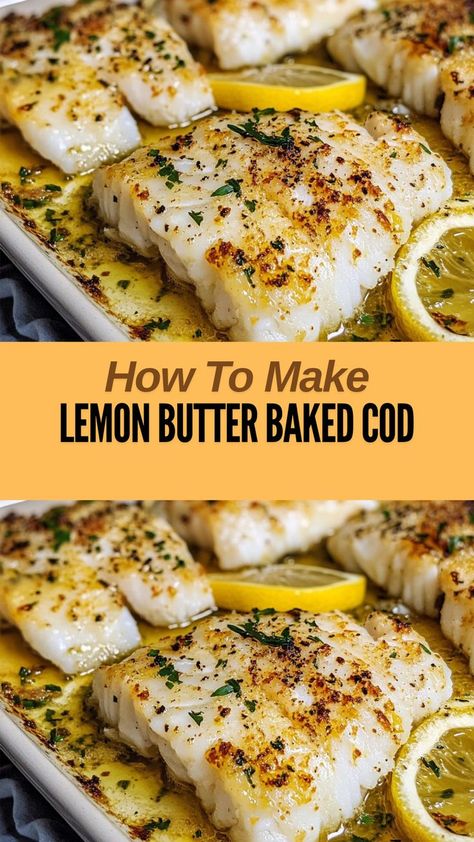 Ingredients: 2 lb cod fillet (or any white fish) ¼ cup butter or margarine 2 tbsp lemon juice... Cod Recipes Oven, White Fish Recipes Healthy, Butter Baked Cod, White Fish Recipes Baked, Sushi Wraps, Butter Fish Recipe, How To Cook Cod, Baked Cod Fillets, Cod Fish Recipes Baked