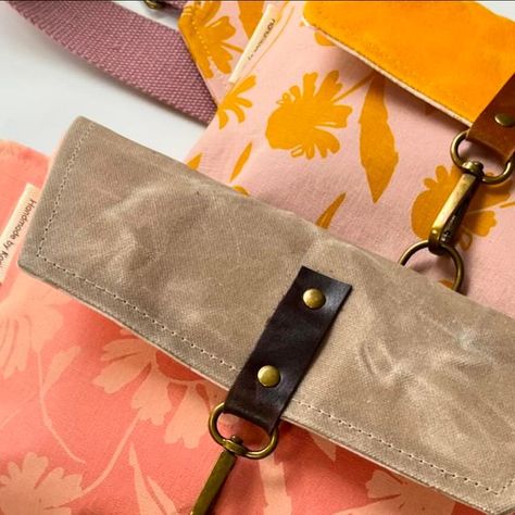 Kacie on Instagram: "Haralson belt bags in lovely spring fabrics.  #haralsonbeltbag #noodleheadfabric #noodleheadpatterns #fannypack #beltbag #crossbodybags" Haralson Bag, Bags Ideas, Sewing Bags, Bag Sewing, Belt Bags, Spring Fabric, Bag Patterns To Sew, April 20, Sewing Bag