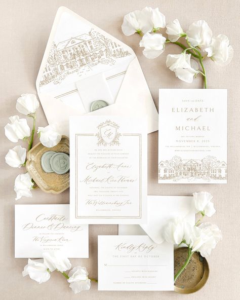 Collections – Empress Stationery Old Money Wedding Invitations, Modern Border Design, Empress Stationery, Classic Wedding Invitations Elegant, Letterpress Invitation Suite, Wedding Invitations Classic, Crest Wedding Invitations, Wedding Invitation Suites, Fav Products