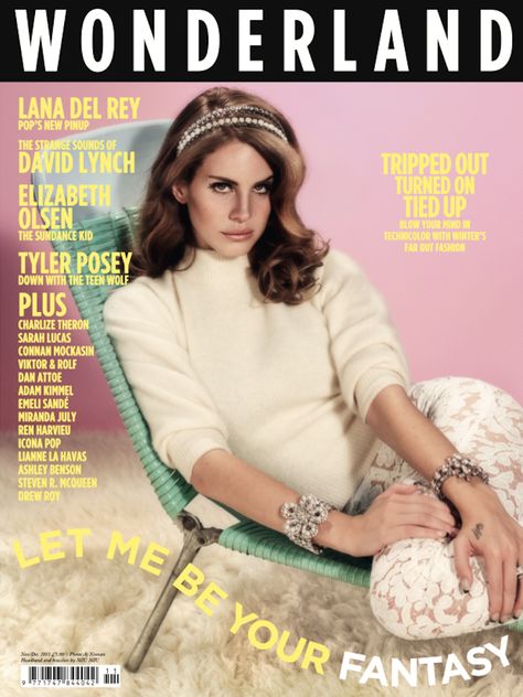 Lana Del Rey Magazine, Sarah Lucas, Lianne La Havas, Lana Del Rey Honeymoon, Miranda July, Lana Del Rey Art, Icona Pop, Wonderland Magazine, Sundance Kid