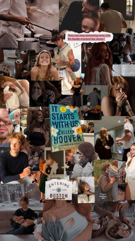 It Starts With Us - Colleen Hoover #itstartswithusaesthetic #colleenhooverbooks It Starts With Us, Book Reading Journal, Colleen Hoover Books, Ugly Love, Book Enthusiast, Romantic Books, It Ends With Us, Colleen Hoover, Book Display