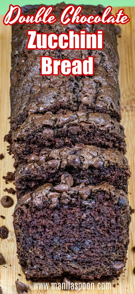 Super-moist, tender and delicious is this Double Chocolate Zucchini Bread. My kids really love this and they don’t care that there are veggies in it. It’s that good! Double Chocolate Zucchini Bread, They Don't Care, Chocolate Zucchini Bread, Black Color Hairstyles, Color Hairstyles, Chocolate Zucchini, Zucchini Bread, Cacao Powder, Summer Squash