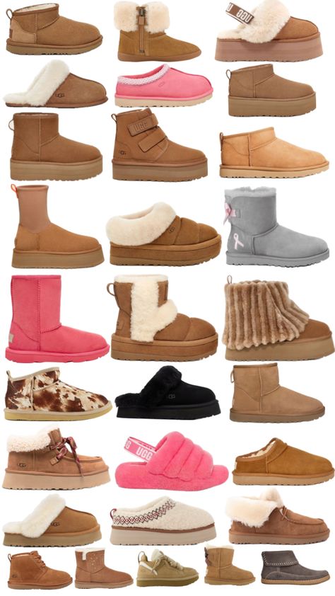 #preppy #uggs Preppy Uggs, Shoes Preppy, Cute Uggs, Shuffles Preppy, Preppy Shoes, Pretty Shoes Sneakers, Cozy Boots, Cute Slippers