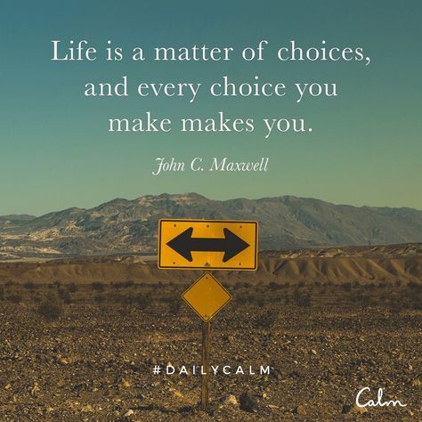 What tiny choices are you making, or needing to make, that help you live your best life? Billionaire Sayings, What Is Meditation, Daily Calm, John C Maxwell, Success Pictures, Right And Wrong, Calm Quotes, Life Rules, Isagenix