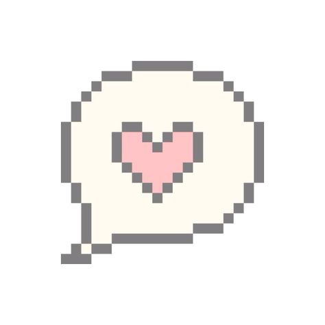 Pixel Hello Kitty Icon, Pixel Text, Piskel Art, Kartu Valentine, Easy Pixel Art, Minimalist Icons, Pixel Drawing, Pix Art, Pola Kristik