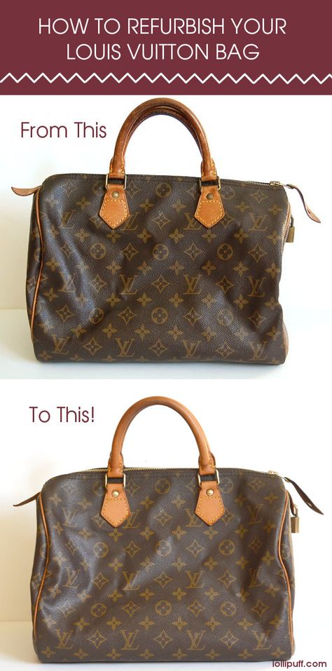 How to Refurbish a Louis Vuitton Bag - Lollipuff Mochila Louis Vuitton, Zapatillas Louis Vuitton, Louis Vuitton Purses, Louis Vuitton Handbags Speedy, Vintage Louis Vuitton Handbags, Vuitton Outfit, Louis Vuitton Outfit, Pochette Louis Vuitton, Sac Louis Vuitton