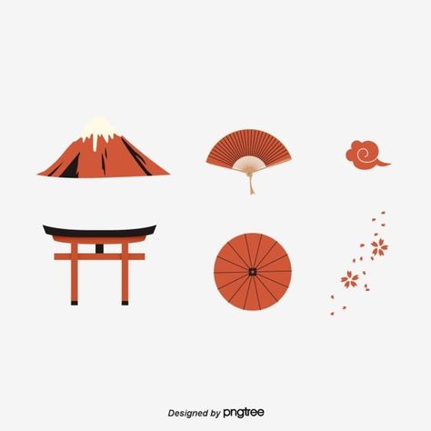 moire,tradition,traditional japanese pattern,cartoon,fuji,open door,folding fan,illustration,japanese element combination,impression of japan,japanese characteristic elements,brown,cherry blossoms,simple,bird residence,black,mountain vector,bird vector,cartoon vector,japanese vector,black vector Gunung Fuji, Japanese Icon, Reka Bentuk Grafik, Aktiviti Kanak-kanak, Japanese Bird, Ikan Koi, Sakura Art, Japanese Sakura, Tshirt Printing Design