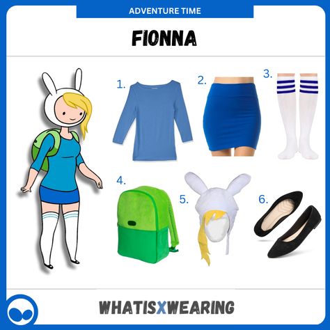 Dress like the star of the Adventure Time spinoff Fiona and Cake with our step-by-step costume guide! Fionna Adventure Time Costume, Fiona From Adventure Time, Fiona Costume Adventure Time, Fiona Adventure Time Costume, Fin And Jake Halloween Costume, Halloween Costumes Adventure Time, Fiona And Cake Costume, Fiona And Cake Cosplay, Fionna And Cake Cosplay