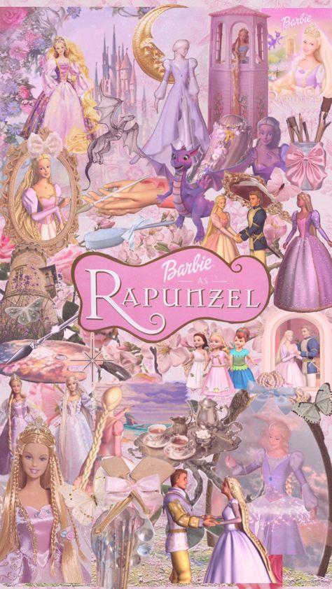 Barbie as rapunzel 🎀💕✨ Barbie Fairy Wallpaper, Barbie As Rapunzel Aesthetic, Barbie Rapunzel Wallpaper, Barbie Princess Aesthetic, Barbie Rapunzel Aesthetic, Barbie Phone, Barbie As Rapunzel, Rapunzel Aesthetic, Barbie Nutcracker