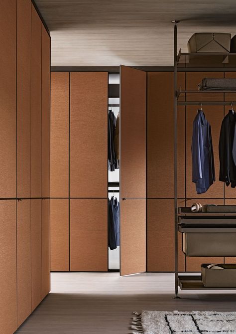 Walk In Closet Inspiration, Custom Wardrobe, Contemporary Closet, Closet Solutions, Free Standing Closet, Open Wardrobe, No Closet Solutions, Luxury Closets Design, Freestanding Storage