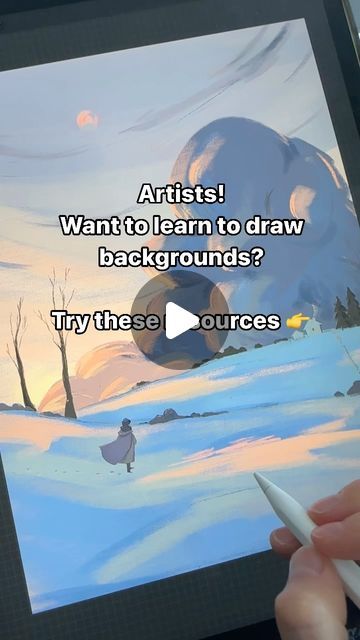 Interesting Backgrounds Art, Background Drawing Tips, How To Draw A Background, How To Draw Backgrounds Digital, Digital Art Background Ideas, Background Drawing Tutorial, Background Art Reference, How To Draw Backgrounds, Background Ideas Art