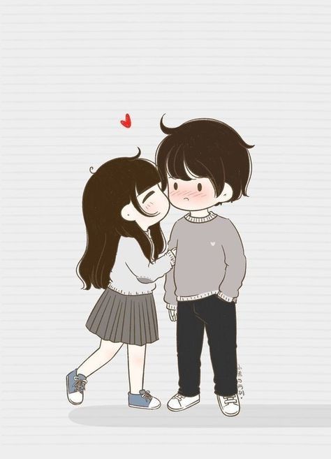 Cute Couple Cartoon DP'z - Matching-   Cute love - For WhatsApp Couple Dp, Couple Cartoon