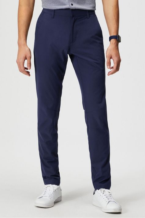 The Only Pant (Slim Fit) - Fabletics Happy Hours, Fashion Business Casual, Slim Fit Pants, Eco Fashion, Slim Pants, Mens Activewear, Mens Bottom, Business Casual, Water Repellent