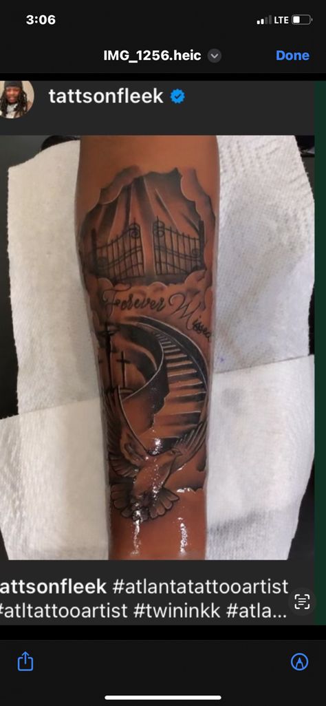 Raw Forearm Tattoos, Girl Half Sleeve Tattoos, Women Hand Tattoos, Tattoos For Women Hand, Half Arm Sleeve Tattoo, Memorial Tattoo Ideas, Tattoo Font For Men, Rip Tattoo, Half Sleeve Tattoos Forearm