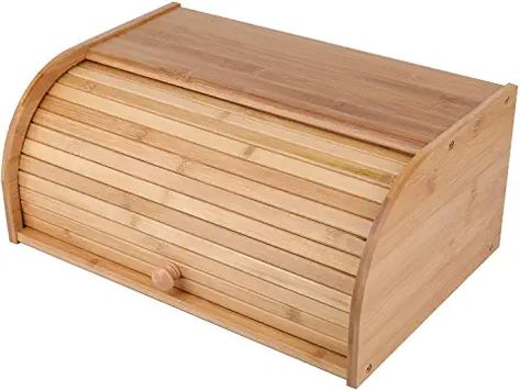 Amazon.com : wooden bread box Storing Potatoes, Wooden Bread Box, How To Store Potatoes, Potatoes Onions, Bread Storage, Bread Bin, Bread Boxes, Bread Box, Food Storage Boxes