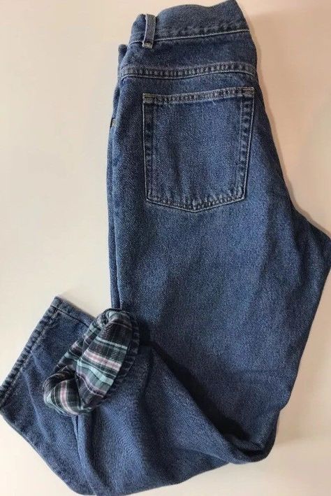 Flannel Lined Jeans, Ll Bean Women, Lined Jeans, Ținută Casual, Mein Style, Mode Vintage, Ll Bean, Dream Clothes, Jeans For Sale