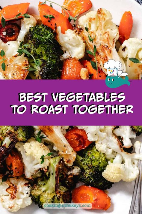 Try our Oven Roasted Vegetables with Garlic recipe, a healthy and delicious side dish made with cauliflower, broccoli, and carrots enhanced with sweet roasted garlic. Perfect for any meal, this easy side dish will become a family favorite. Broccoli Cauliflower Carrots Side Dishes, Low Carb Roasted Vegetables, Keto Roasted Vegetables, Roasted Broccoli Cauliflower And Carrots, Roasted Vegetables For Thanksgiving, Broccoli Cauliflower And Carrots Recipe, Oven Roasted Broccoli And Carrots, Broccoli Cauliflower Carrot Recipes, Roasted Carrots And Broccoli