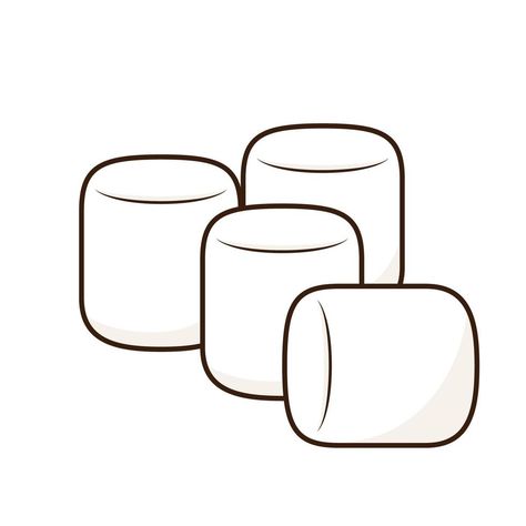 Marshmallow Doodle, Marshmallow Illustration, Marshmallow Cartoon, Marshmallow Clipart, Marshmallow Logo, Marshmallow Drawing, Cartoon Marshmallow, Recipe Book Design, Hand Drawings