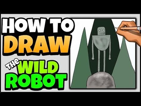 How to Draw The Wild Robot | Art for Kids - YouTube The Wild Robot Stem Activities, Wild Robot Art Project, Wild Robot Bulletin Board, The Wild Robot Bulletin Board, The Wild Robot Art Project, The Wild Robot Art, Wild Robot Activities, The Wild Robot Activities, Robot Classroom