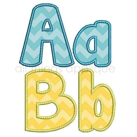 Applique Alphabet, Letter Templates Free, Applique Letters, Bean Stitch, Bib Pattern, Embroidery Alphabet, Applique Templates, Machine Pattern, Learn Embroidery