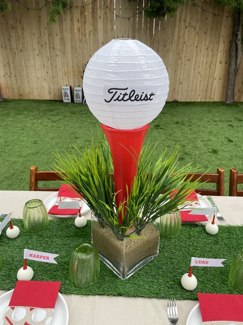 80th Golf Birthday, Golf Centerpieces, Golf Baby Showers, Golf Theme Party, Golf Party Decorations, Golf Baby, Golf Lover Gifts, Golf Birthday Party, Graduation Party Centerpieces