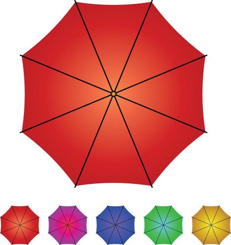 Full opened red color umbrella and tiny umbrellas flat clipart vector illustration Vector Clipart, Illustration Vector, Vector Logo, Red Color, Umbrella, Vector Free, Vector Illustration, Royalty Free, Clip Art